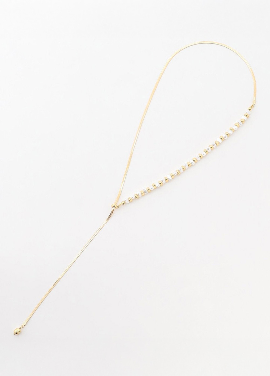 串接珍珠造型項鍊